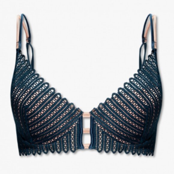 New! Livy Push Up Uppernight Bra Petroline Green Size 36B 1743 - Picture 1 of 10